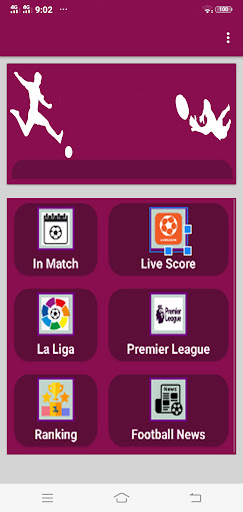 Football soccer Match Schedule Screen 3