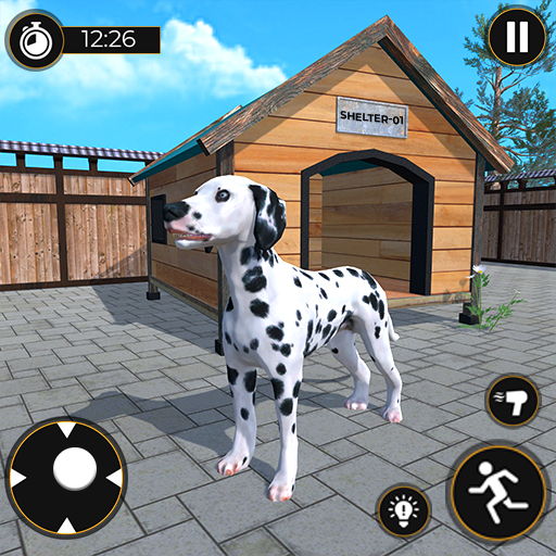Dog Life Simulator Dog Games Logo