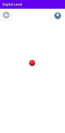 Android application Digital Level screenshort