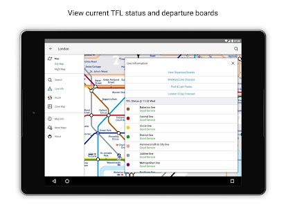 Tube Map London Underground Screenshot