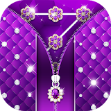 Purple Diamond Flower Zipper icon