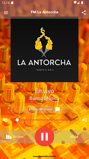 Android application FM La Antorcha screenshort