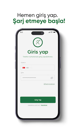 Android application Vilampo - Şarj İstasyon Ağı screenshort