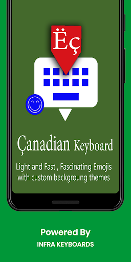 Android application Canadian Keyboard by Infra screenshort