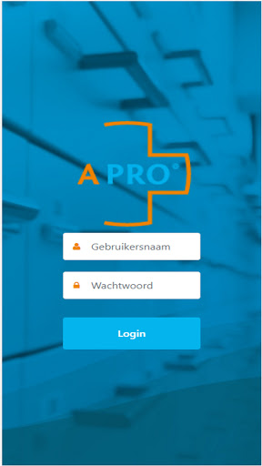 Android application APRO Bezorg screenshort