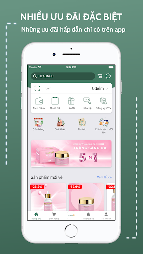 Android application HEALINGU screenshort