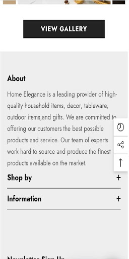 Android application Home Elegance AE screenshort