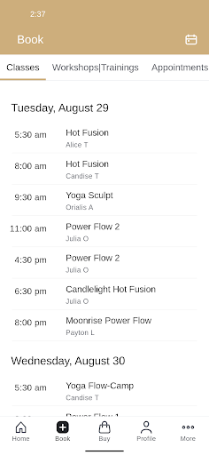 Hot Yoga Healthy You Screenshot 2 - AppWisp.com