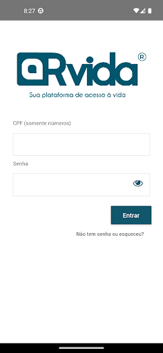 Android application QR Vida screenshort