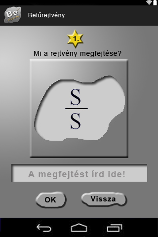 Betűrejtvény Screen 3