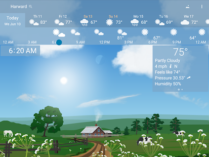 Awesome weather YoWindow + live weather wallpaper screenshots 8