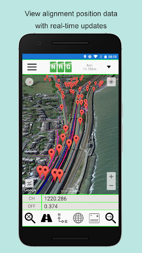 Android application Alignment Viewer screenshort