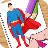 Super Hero Coloring Easy Kids icon