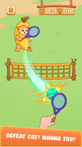 Tennis Cat - Meme Battle