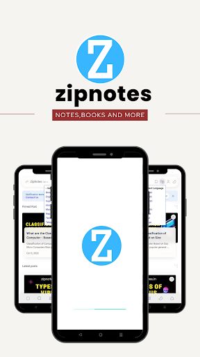 Android application Zipnotes screenshort