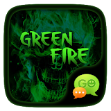GO SMS PRO GREEN FIRE THEME icon
