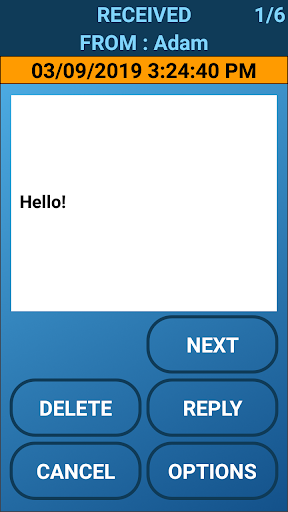 Android application Grand SMS screenshort