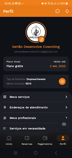 Quero Serviços - Profissionais Screen 3