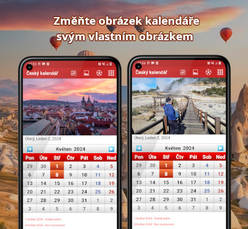 Android application Czech Calendar 2024 screenshort