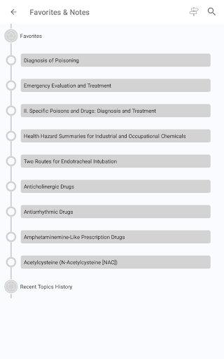 Screenshot of Poisoning & Drug Overdose Info