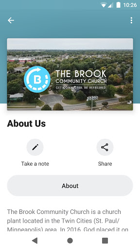 The Brook Community Church Screen 2