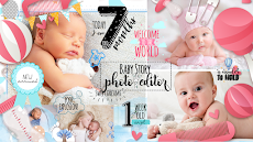 Baby Story Photo Editor Appのおすすめ画像1