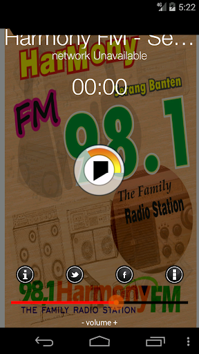 Android application Harmony FM - Serang screenshort