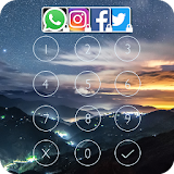 Privacy Messenger Lock(Valley Galaxy Theme) icon