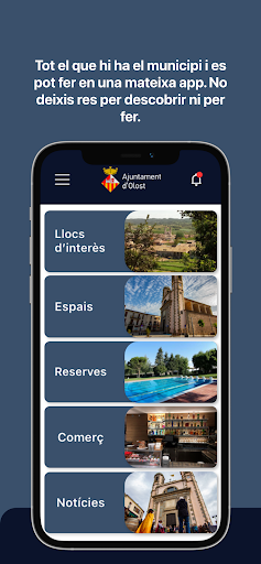 Android application Ajuntament Olost screenshort