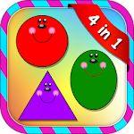 Cover Image of Download Shapes and Colors for kids  APK