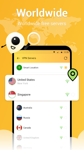 SuperNet VPN: fast VPN Proxy Screen 3