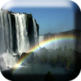 Waterfall & Rainbow Wallpaper icon