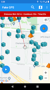 Joystick GPS falso e Routes Go APK (remendado) 1