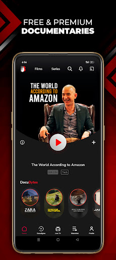 Android application DocuBay - Watch Documentaries screenshort