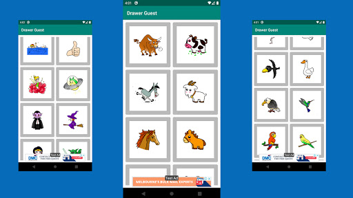 Android application Drawer Guest screenshort