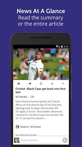 Screenshot of New Zealand News & Headlines