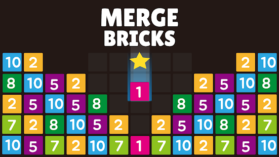 Merge Bricks: Number Drop Game Varies with device APK screenshots 3