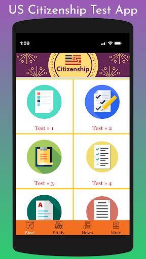Android application USA Citizenship Test For 2024 screenshort