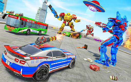 Bus Robot Car Transform War u2013Police Robot games 3.9 screenshots 1