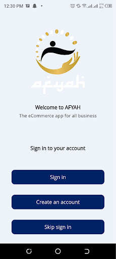 Android application Afyah screenshort