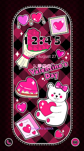 Lovely Pop Valentine-Wallpaper Screen 2