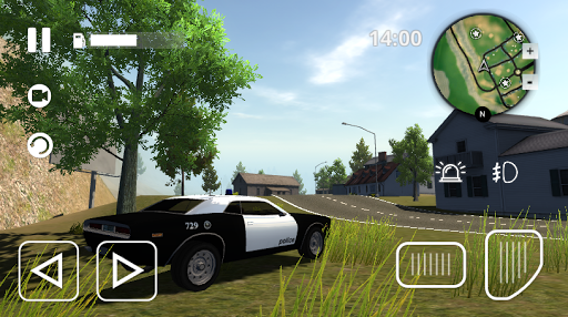 Android application Police Car Driving Training screenshort