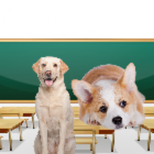 What does the dog say? logo