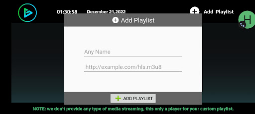 GTV Player Screen 3