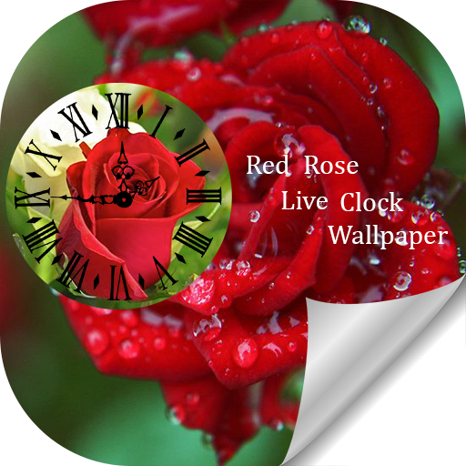 Download Red Rose Clock Live Wallpaper (4).apk for Android 