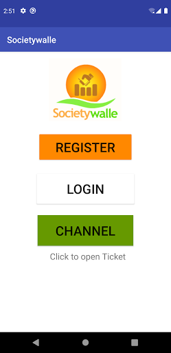 Android application Societywalle screenshort