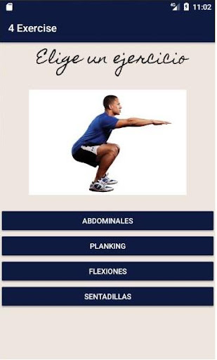 Android application 4 Exercise screenshort