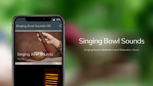 Android application Singing Bowls Sounds screenshort