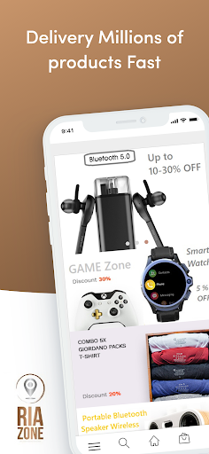 Android application Ria Zone screenshort