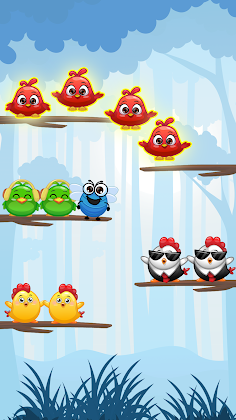 Bird Sort - Smart Puzzle - Screenshot 1